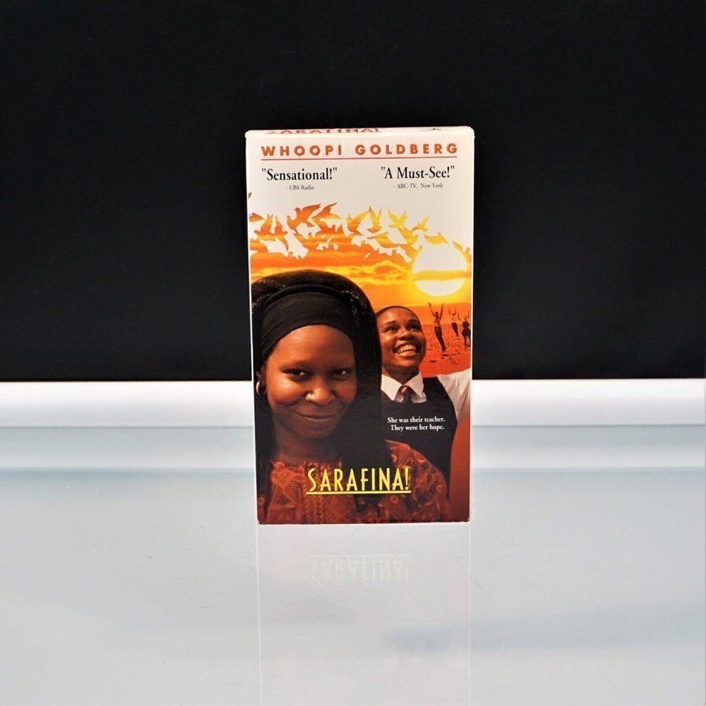 Sarafina VHS Tape 1992 Movie Whoopi Goldberg Miriam Makeba John Kani